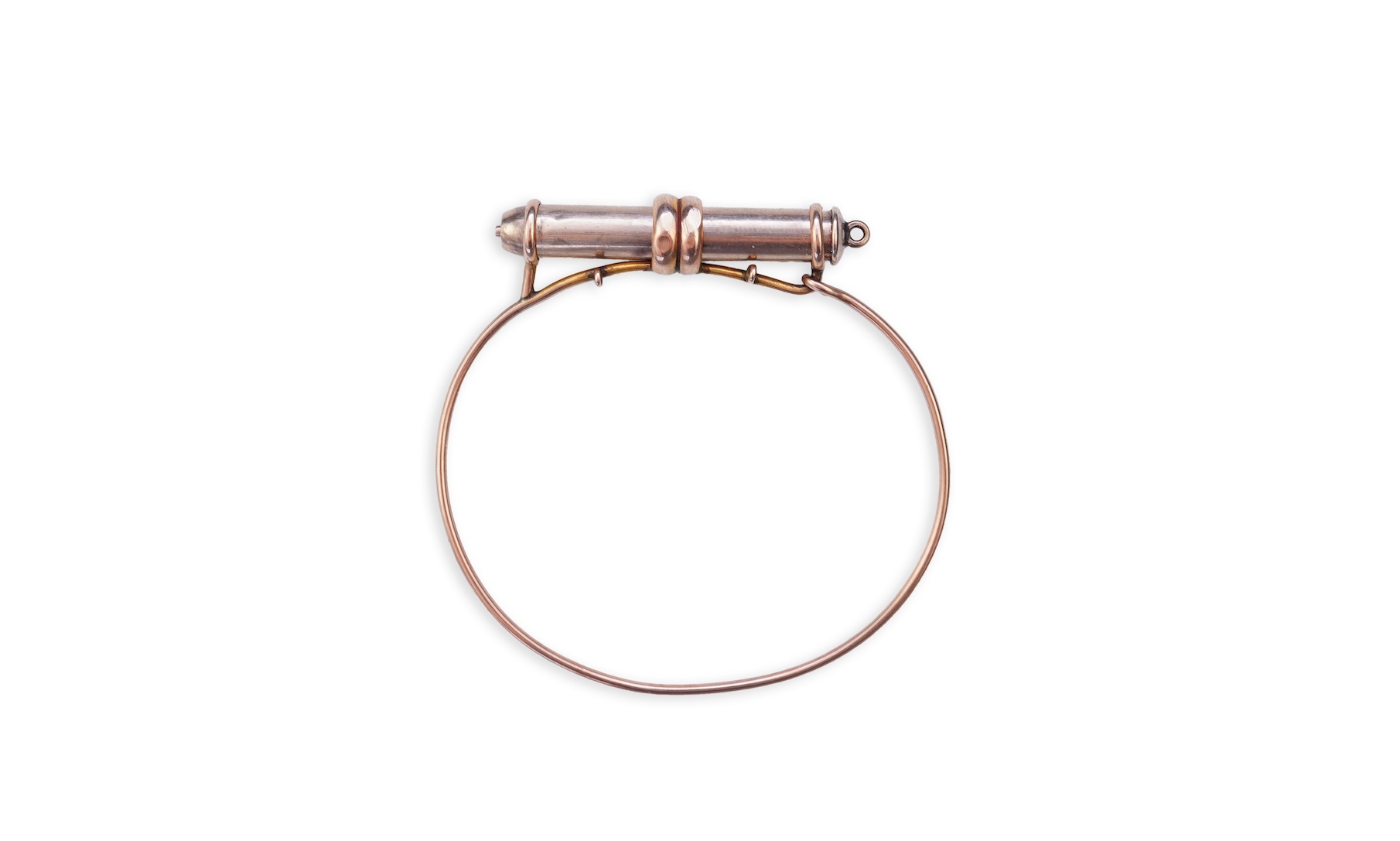 A gold bracelet and propelling pencil, first half 20th century